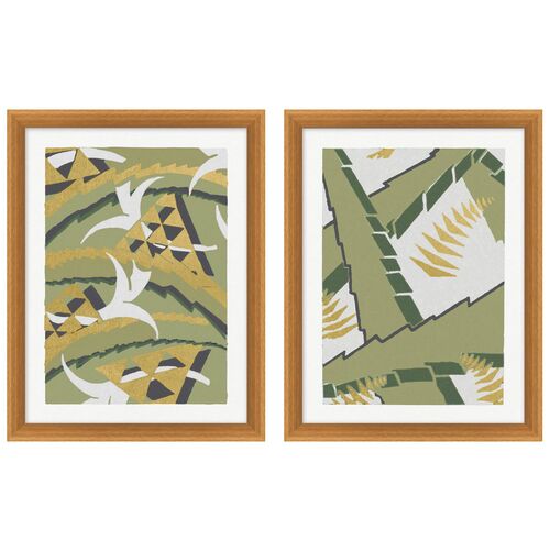 Gilded Pattern 1-2 Diptych 1 Gilded Pattern 1-2 Diptych