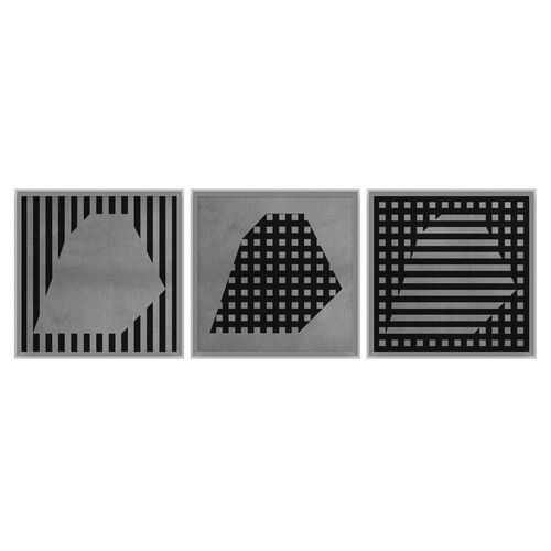 S/3 Silver Rhombus 1 S/3 Silver Rhombus