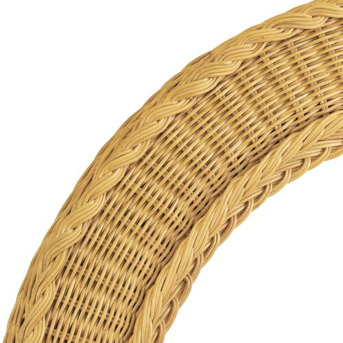 Pierre Round Rattan Wall Mirror, Natural 3 Pierre Round Rattan Wall Mirror, Natural