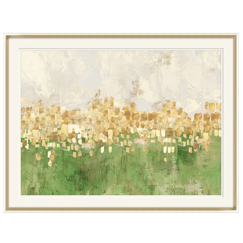 Muted Garden Print, 32" x 42" 1 Muted Garden Print, 32" x 42"