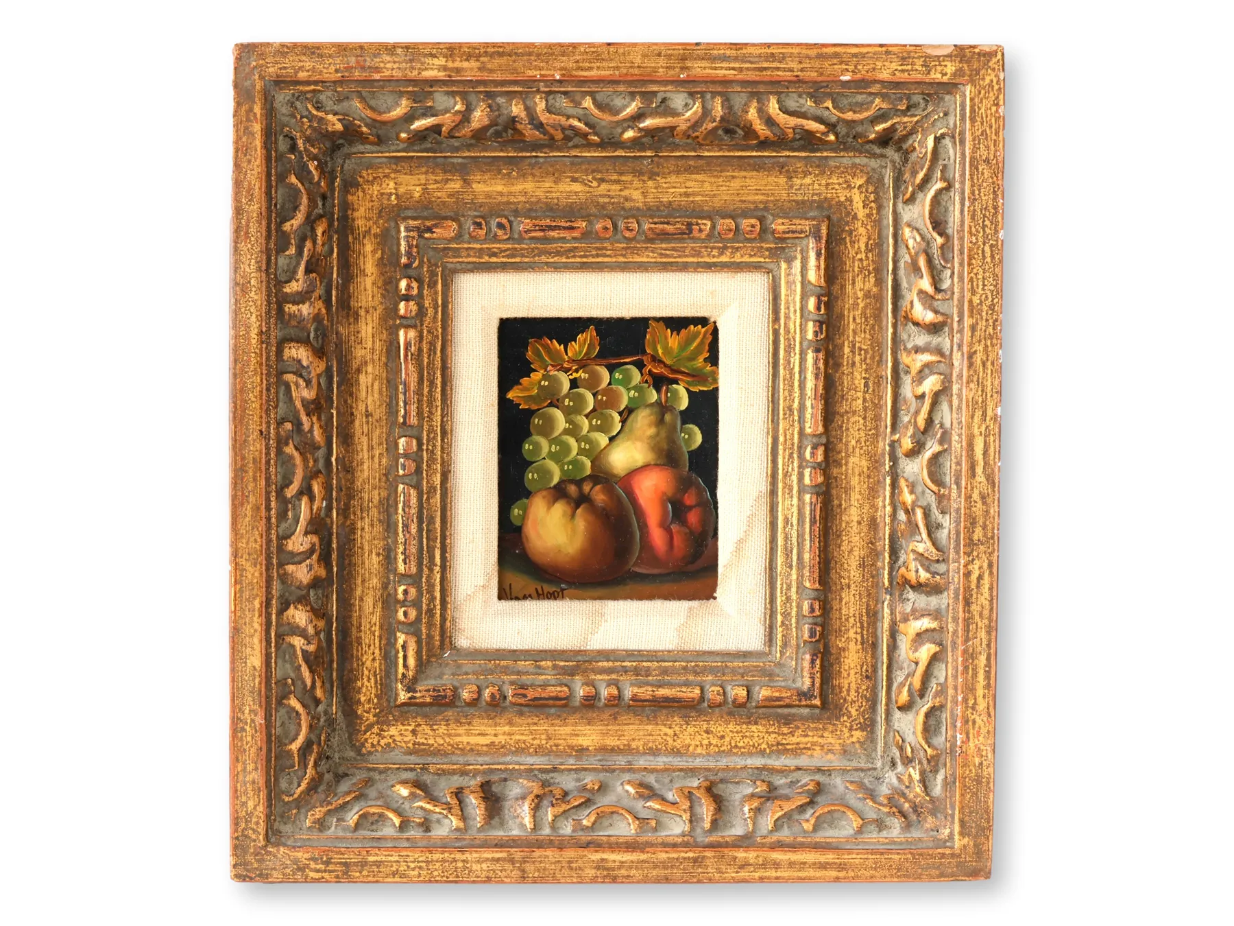 Gilt Framed Oil Still Life Painting 3 Gilt Framed Oil Still Life Painting