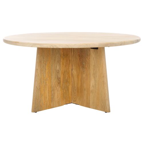 Verity Wood Round Coffee Table 1 Verity Wood Round Coffee Table