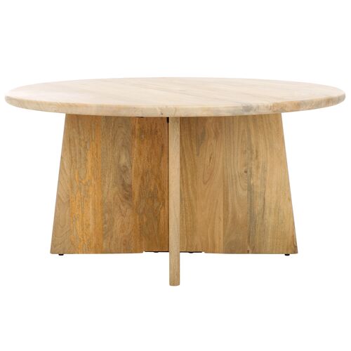 Verity Wood Round Coffee Table 6 Verity Wood Round Coffee Table