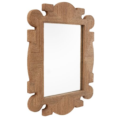 Mowgli Abaca Wall Mirror, Brown 6 Mowgli Abaca Wall Mirror, Brown
