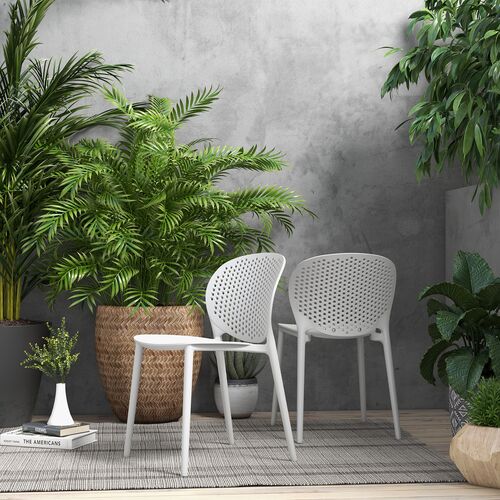 S/4 Etta Outdoor Side Chairs 3 S/4 Etta Outdoor Side Chairs