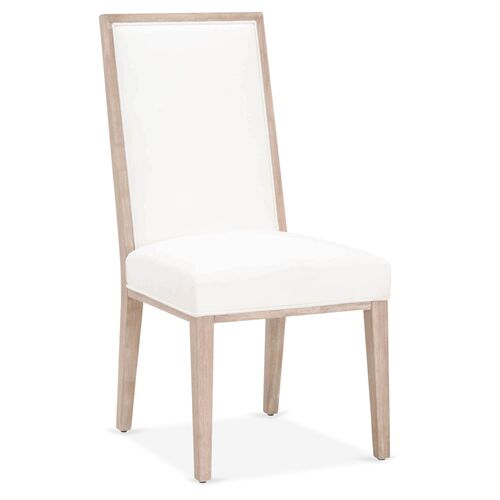 S/2 Performance Armel Side Chairs, Pearl 2 S/2 Performance Armel Side Chairs, Pearl