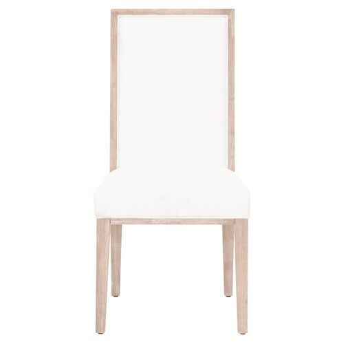 S/2 Performance Armel Side Chairs, Pearl 3 S/2 Performance Armel Side Chairs, Pearl