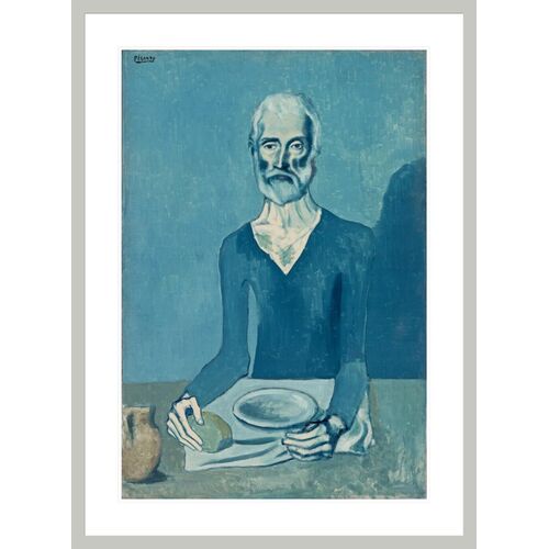 The Ascetic (L' AscÂ¨Â¨te) by Pablo Picasso Framed Print