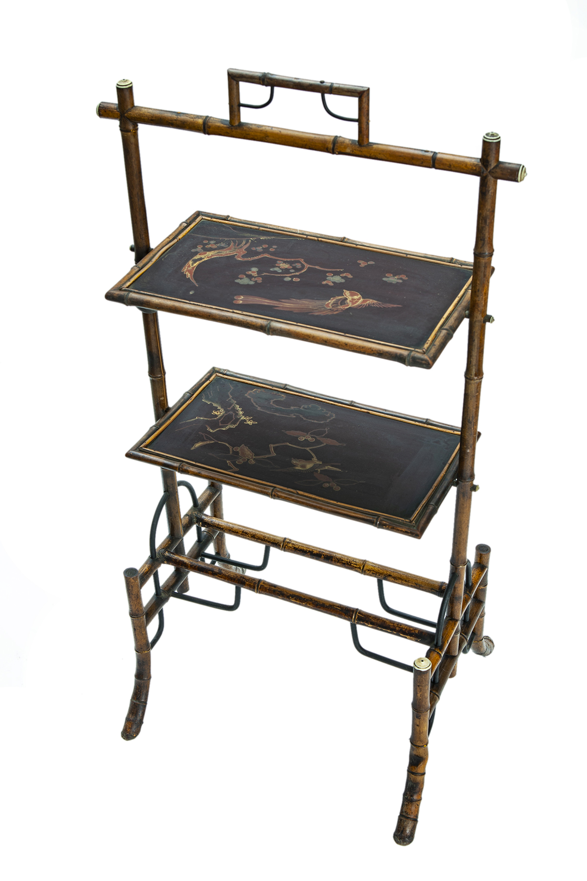 Asian Two Tier Tray Stand 9 Asian Two Tier Tray Stand