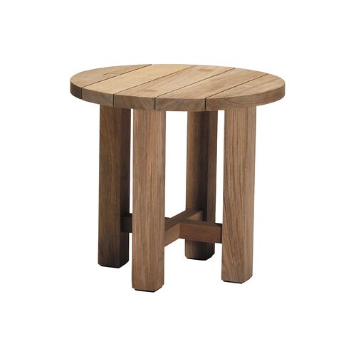 Croquet Teak Side Table, Teak 1 Croquet Teak Side Table, Teak