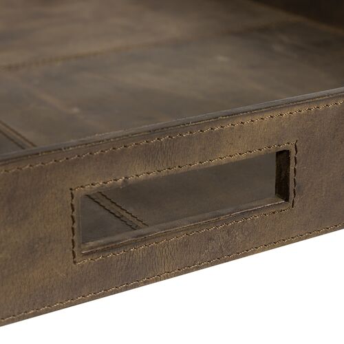 Derby Square Tray, Leather 4 Derby Square Tray, Leather