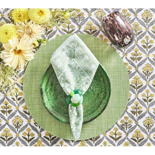 S/4 Sea Stone Napkin Rings 8 S/4 Sea Stone Napkin Rings