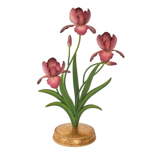 Meadow Walk Iris 14" Centerpiece Candelabra, Pink 1 Meadow Walk Iris 14" Centerpiece Candelabra, Pink