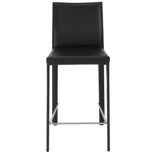 S/2 Callen Counter Stools, Black 2 S/2 Callen Counter Stools, Black