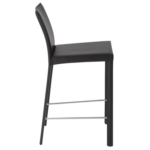 S/2 Callen Counter Stools, Black 4 S/2 Callen Counter Stools, Black