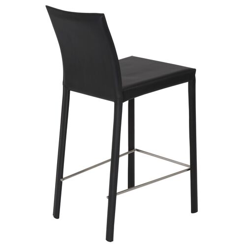 S/2 Callen Counter Stools, Black 5 S/2 Callen Counter Stools, Black