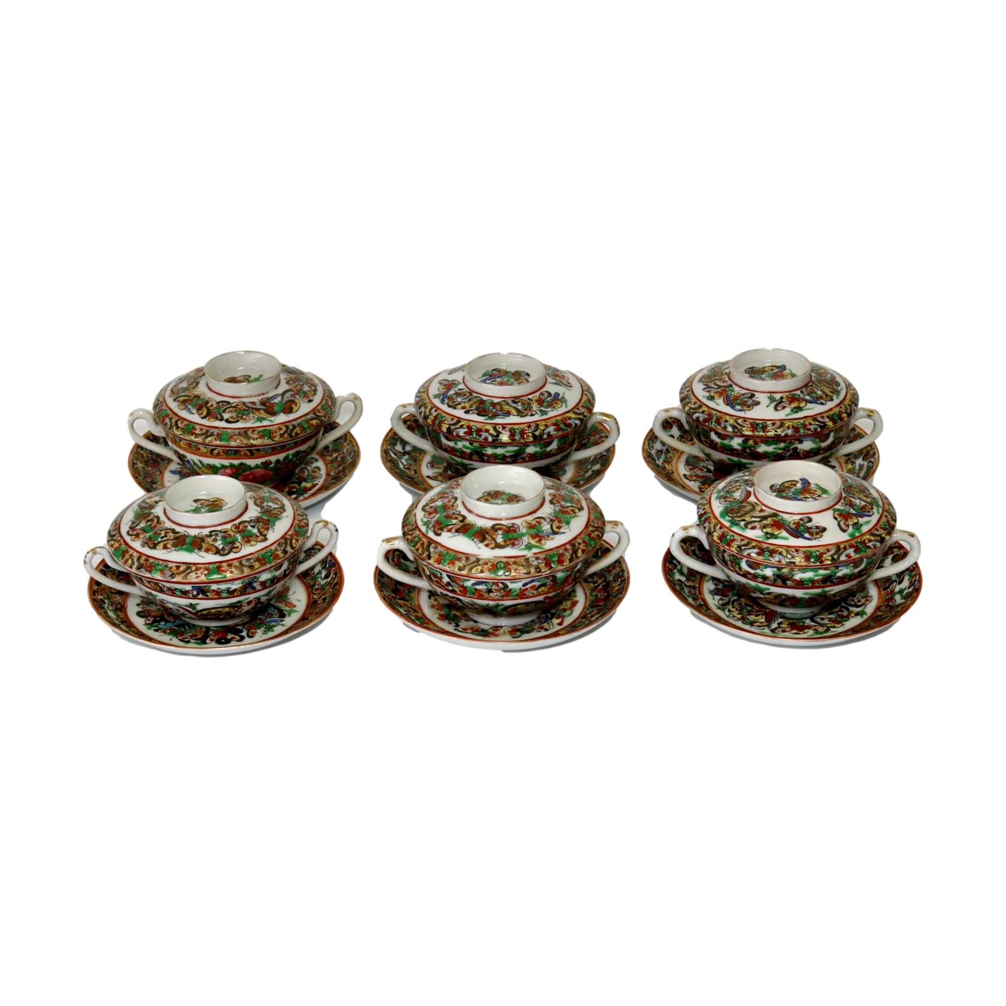 Chinese Thousand Butterfly Soups, 6 Pcs 2 Chinese Thousand Butterfly Soups, 6 Pcs