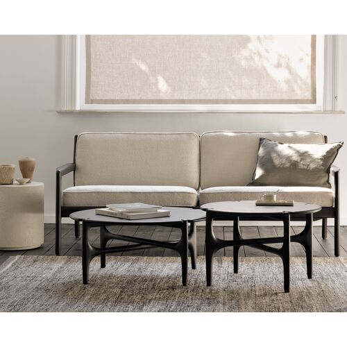 PI Coffee Table, Mahogany Dark Brown 3 PI Coffee Table, Mahogany Dark Brown