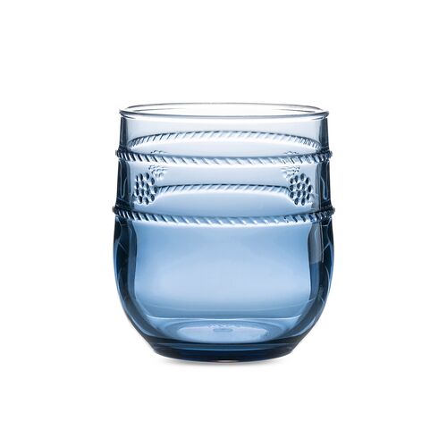 S/4 Isabella Acrylic Small Tumblers, Blue 2 S/4 Isabella Acrylic Small Tumblers, Blue