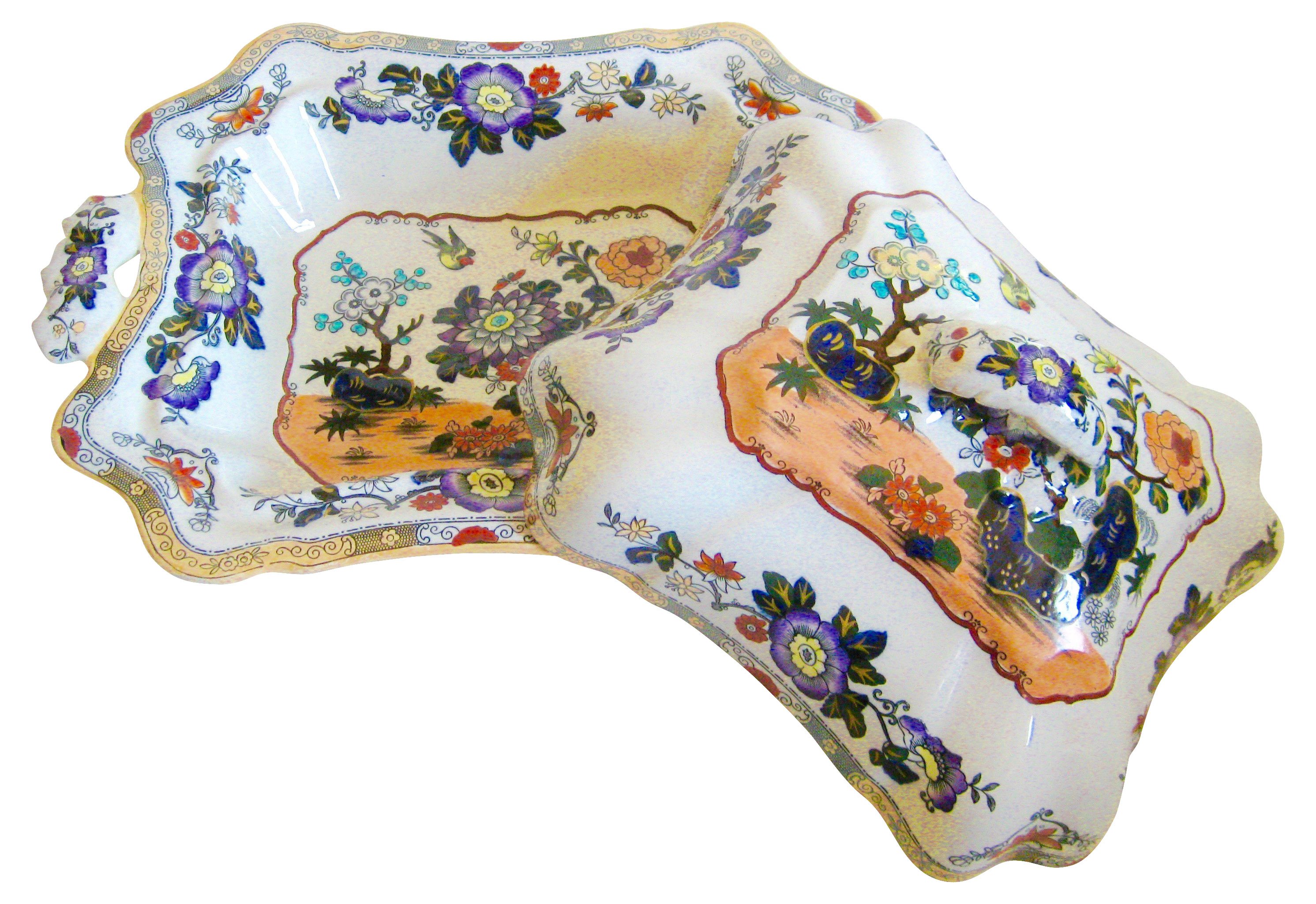 Antique Mason's English Ironstone Tureen 3 Antique Mason's English Ironstone Tureen