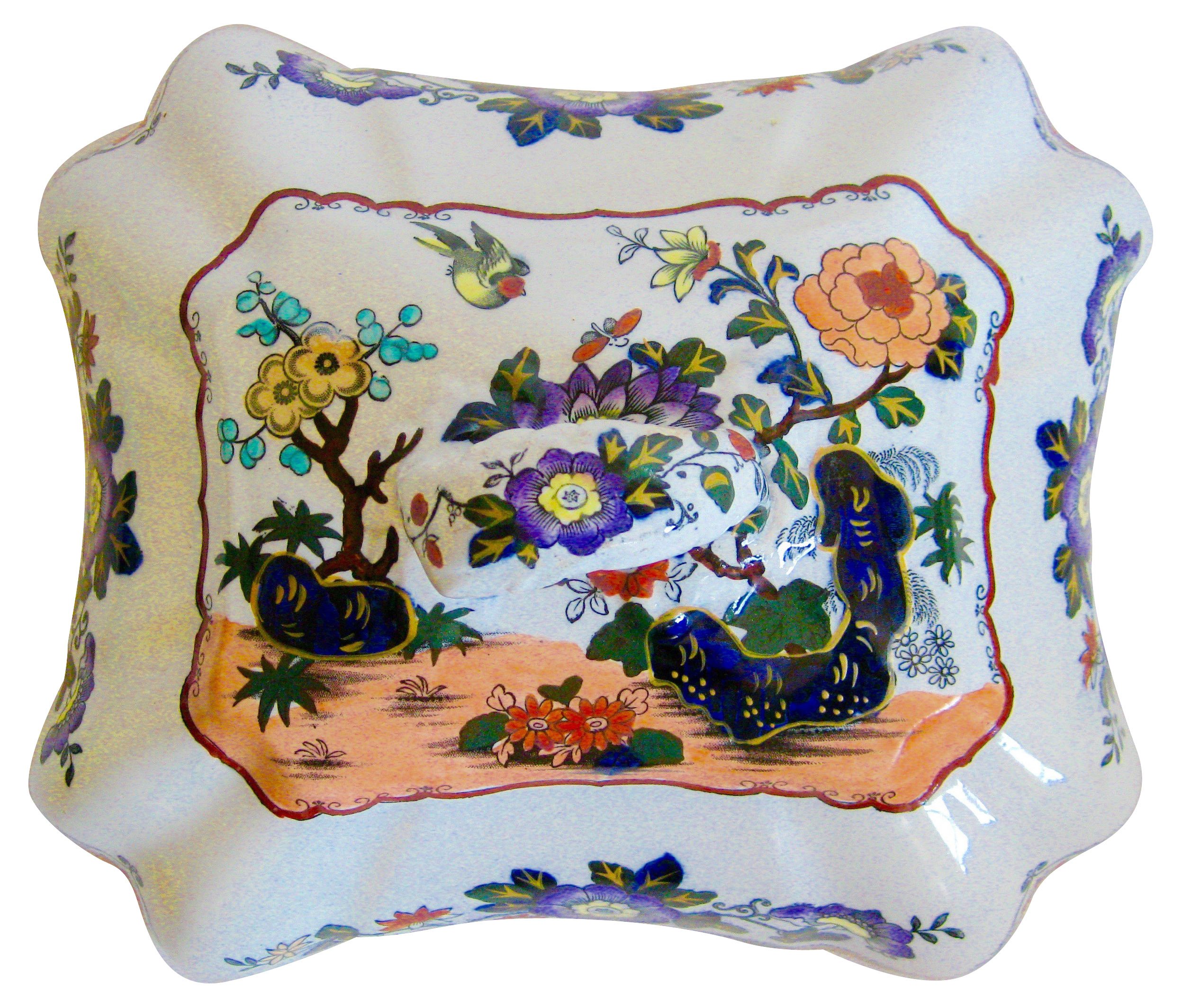 Antique Mason's English Ironstone Tureen 8 Antique Mason's English Ironstone Tureen
