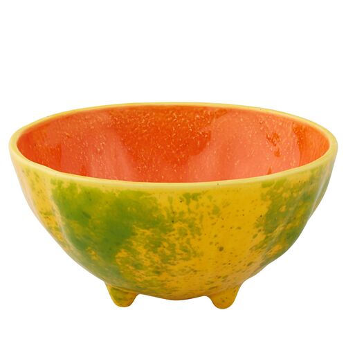 S/4 Tropical Fruits Assorted Bowls, Multi 4 S/4 Tropical Fruits Assorted Bowls, Multi