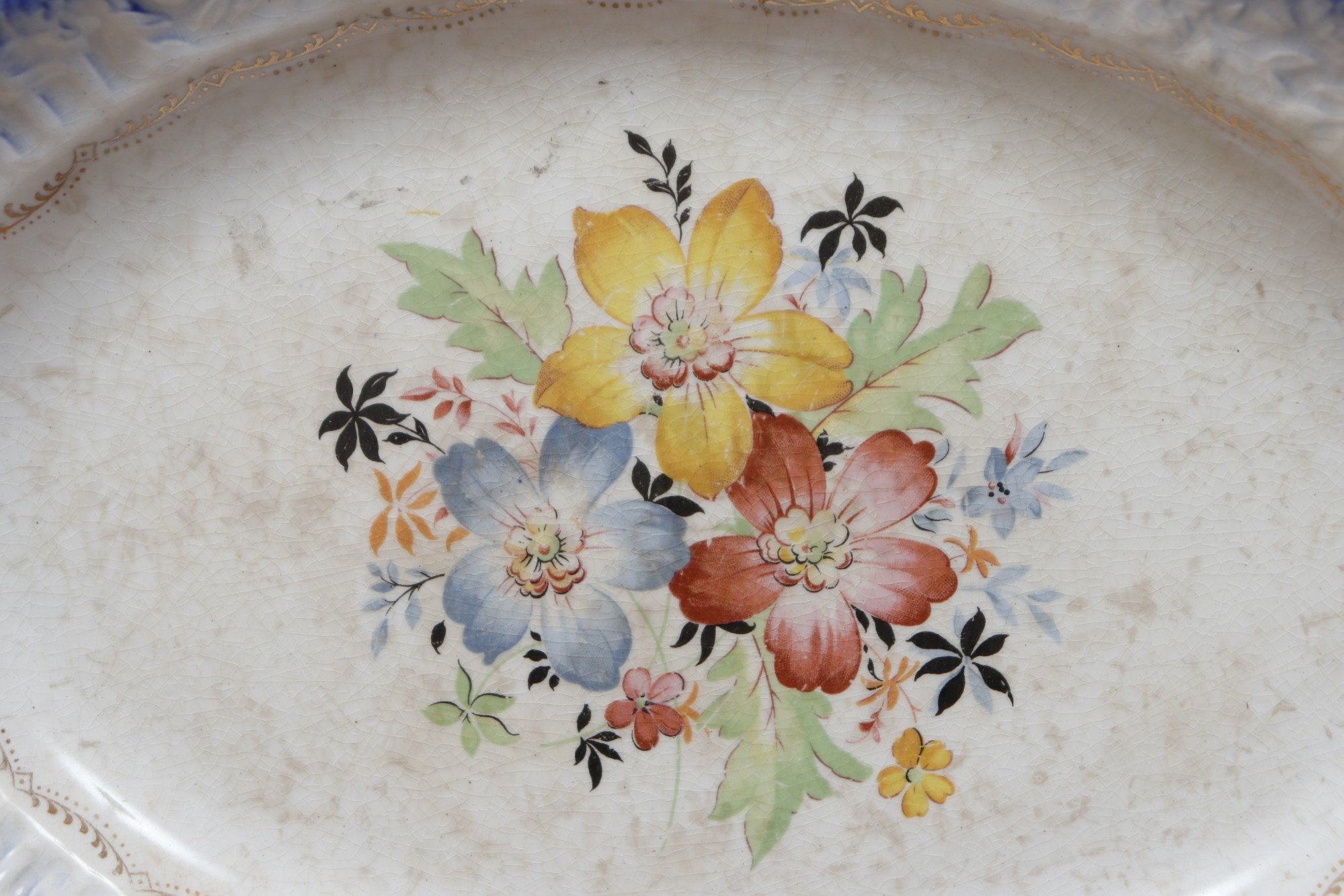 French Saxon China Co. Ceramic Platter 6 French Saxon China Co. Ceramic Platter