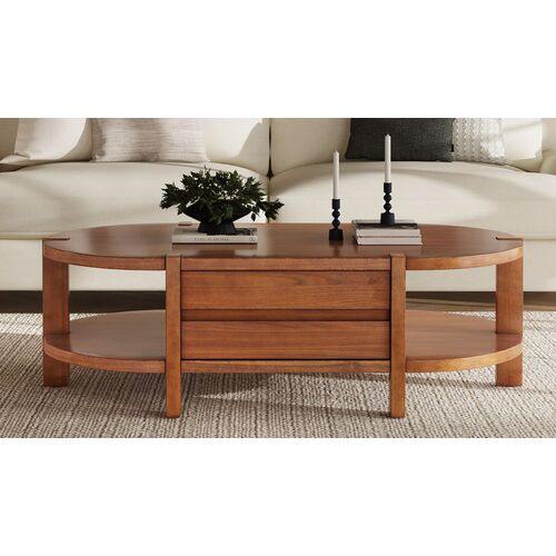 Nyomi Cocktail Table, Warm Walnut 2 Nyomi Cocktail Table, Warm Walnut