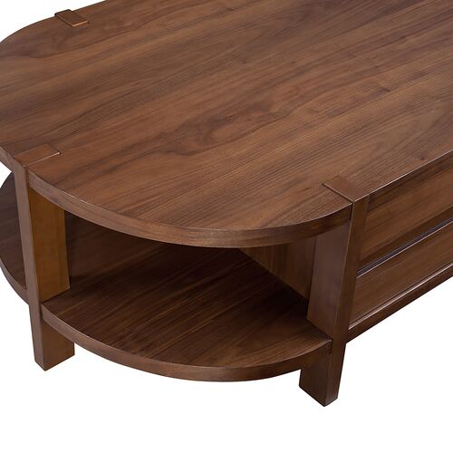Nyomi Cocktail Table, Warm Walnut 4 Nyomi Cocktail Table, Warm Walnut