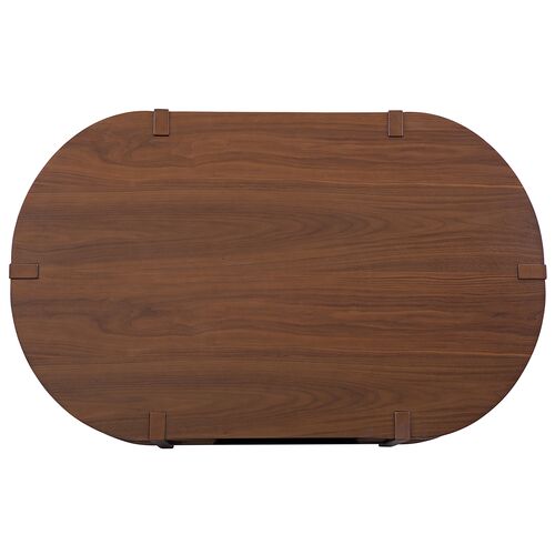 Nyomi Cocktail Table, Warm Walnut 5 Nyomi Cocktail Table, Warm Walnut