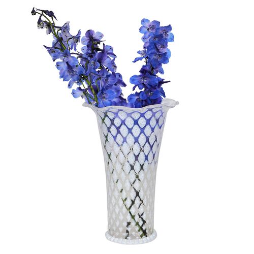 Trellis 9" Flared Vase 2 Trellis 9" Flared Vase