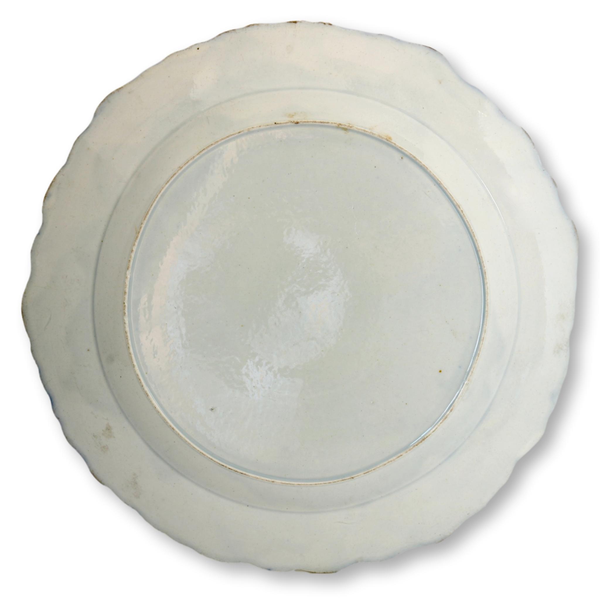 c1780 English Long Liza Pearlware Plate 2 c1780 English Long Liza Pearlware Plate