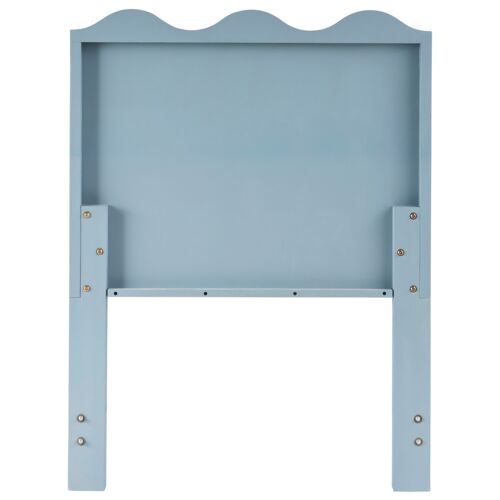Coastal Living Marino Twin Scallop Headboard, Sky Blue 4 Coastal Living Marino Twin Scallop Headboard, Sky Blue