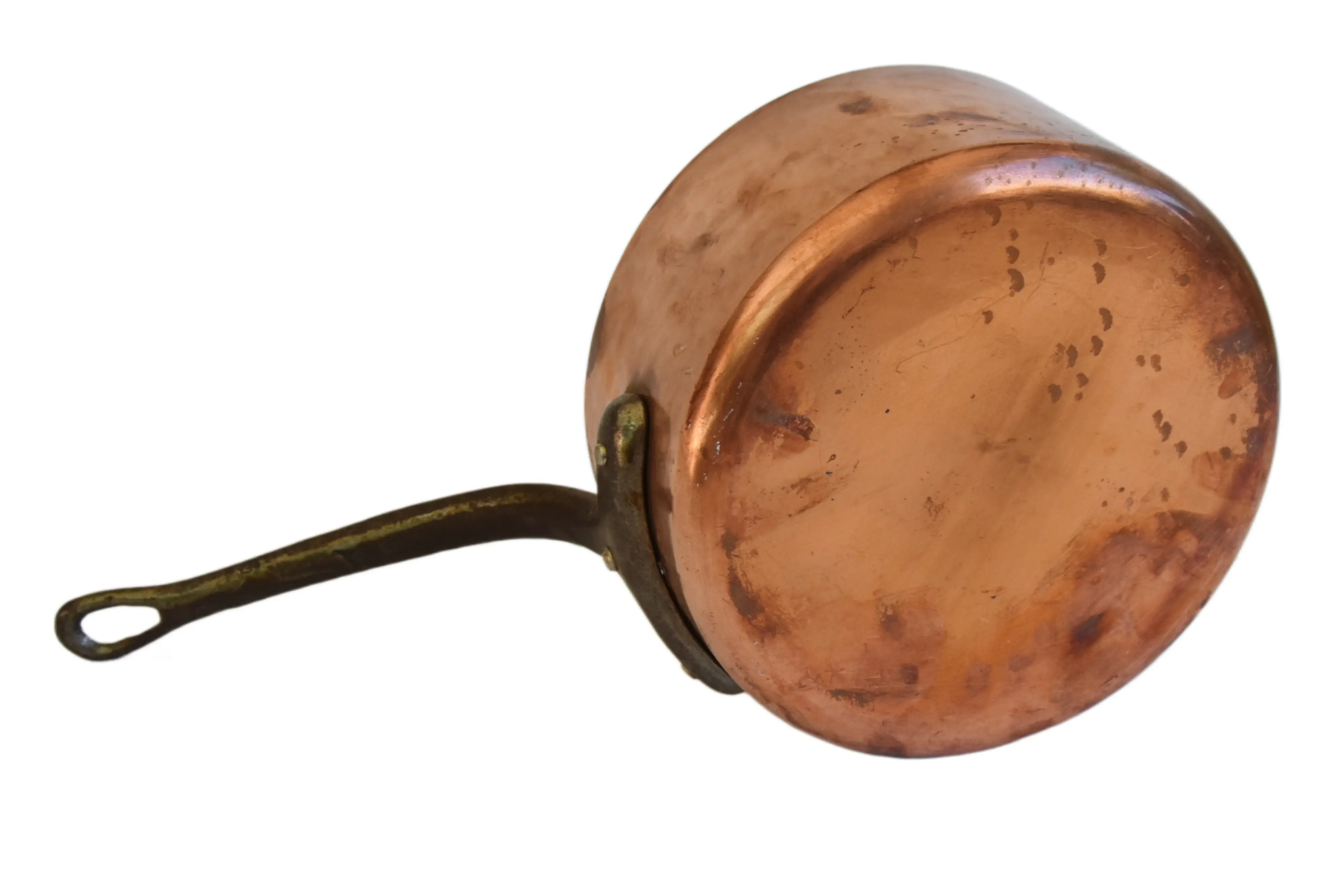 French Copper Sauce Pan Potw/ Handle 3 French Copper Sauce Pan Potw/ Handle