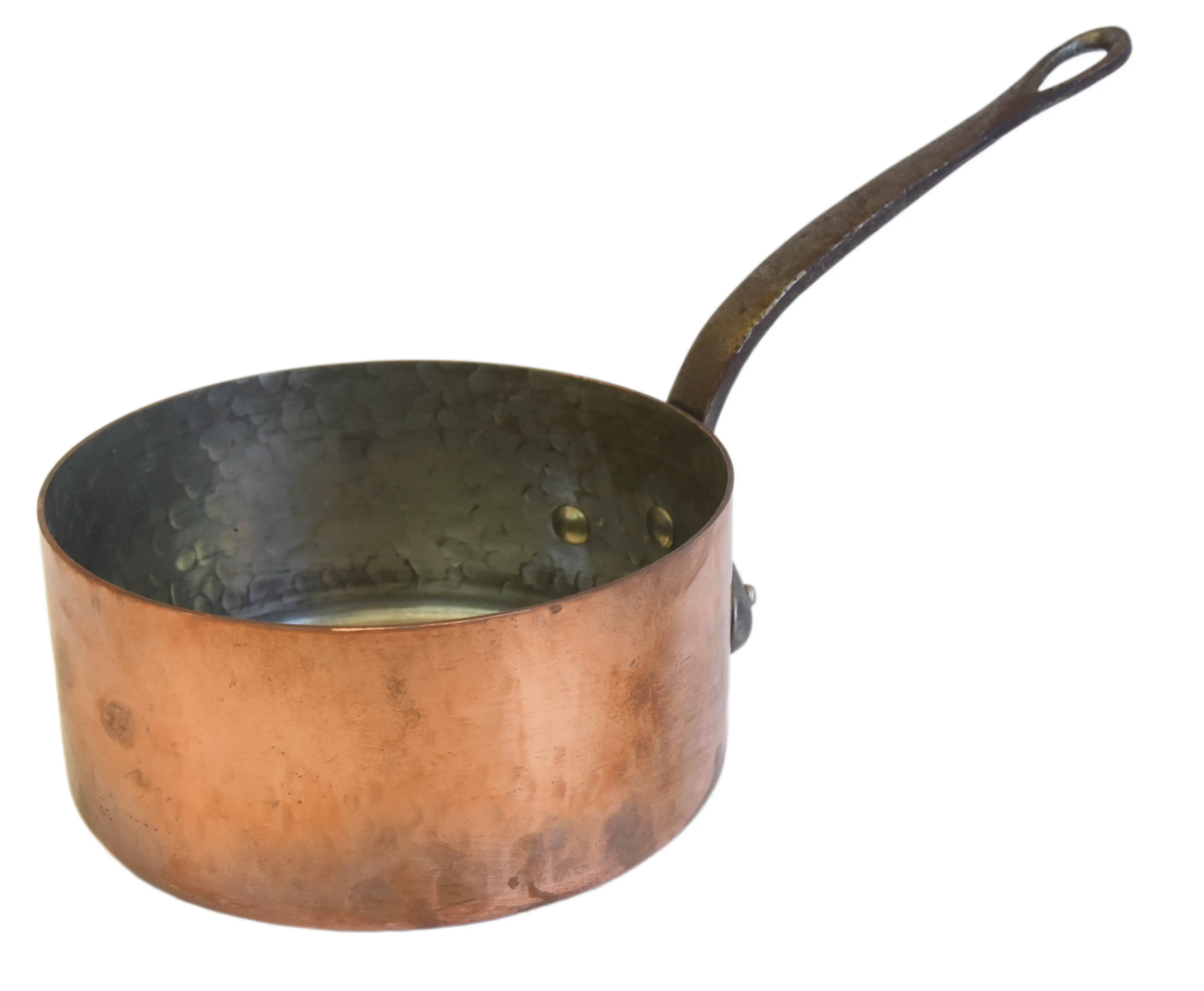 French Copper Sauce Pan Potw/ Handle 4 French Copper Sauce Pan Potw/ Handle