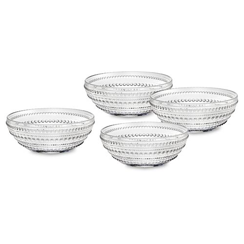 S/4 Lumina Bowls, Clear 1 S/4 Lumina Bowls, Clear