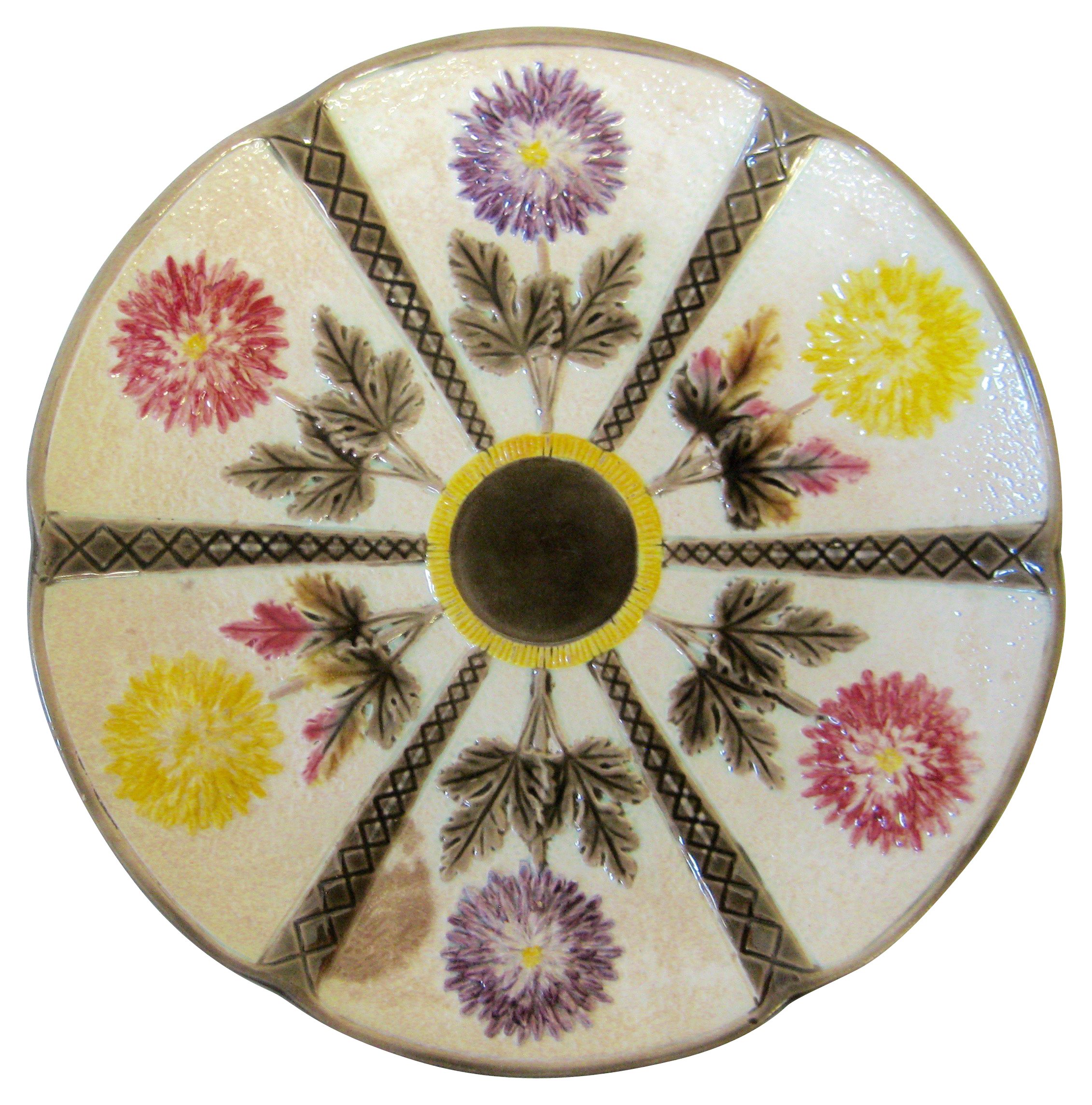 Wedgwood Majolica Plate, 1883