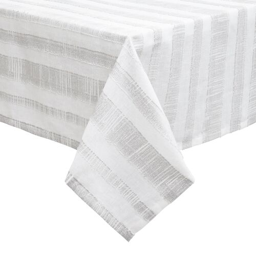 Seville Tablecloth, Silver 1 Seville Tablecloth, Silver