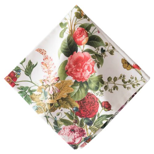Field of Flowers Napkin, Pink/Multi