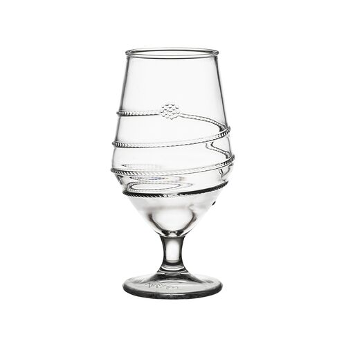 S/4 Amalia Acrylic Goblets, Clear 3 S/4 Amalia Acrylic Goblets, Clear