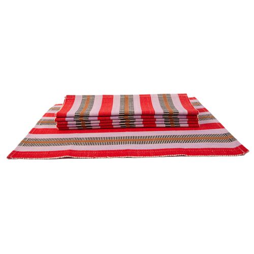 S/4 Handwoven Upendo Placemats 2 S/4 Handwoven Upendo Placemats