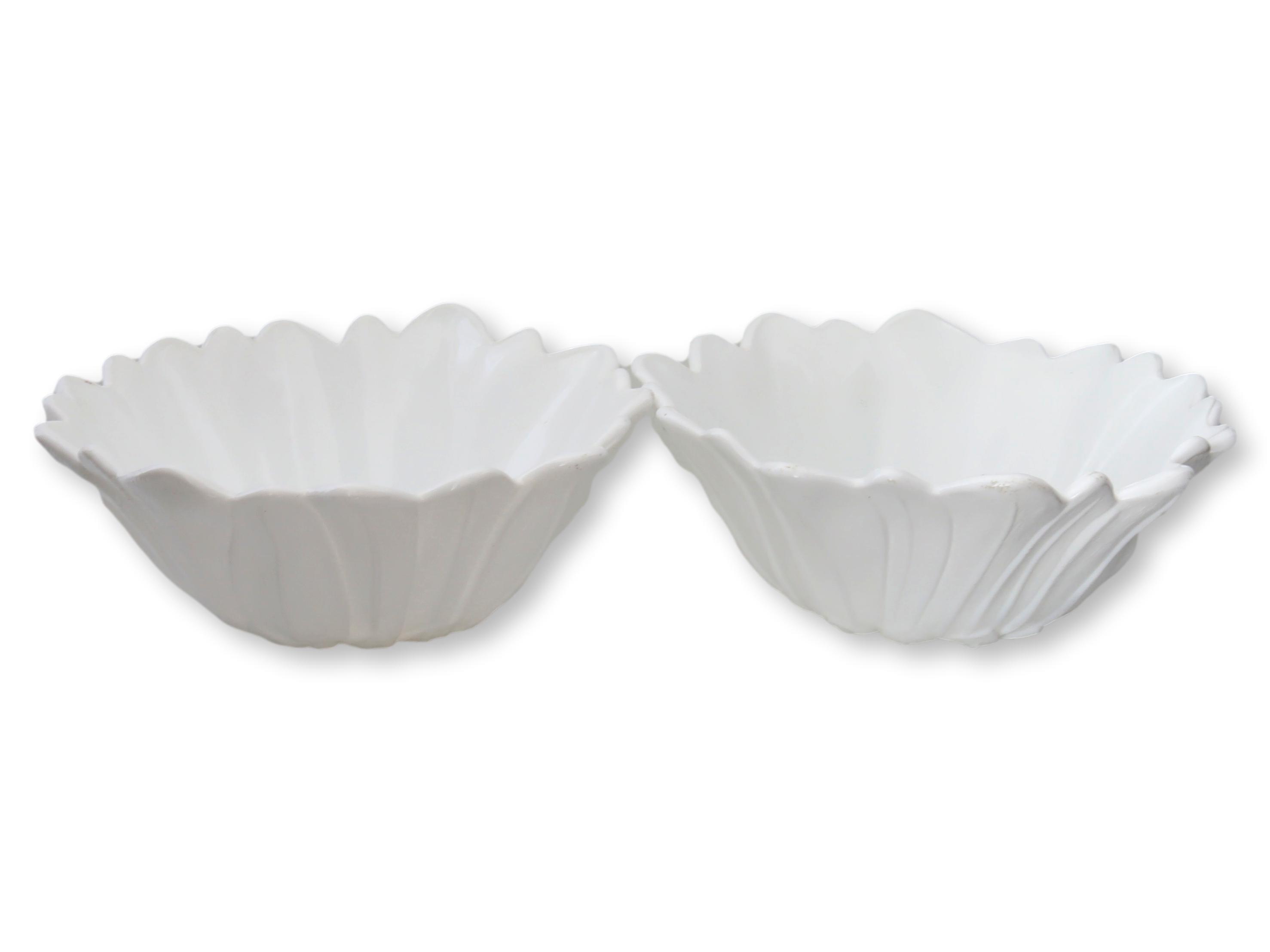 Vintage Milk Glass Sunflower Bowls, Pair 3 Vintage Milk Glass Sunflower Bowls, Pair