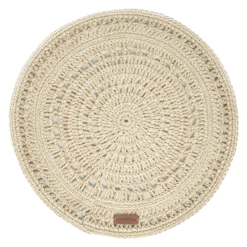 Tallo de Olivo, S/4 Fique Pacific Placemats, Beige 1 Tallo de Olivo, S/4 Fique Pacific Placemats, Beige