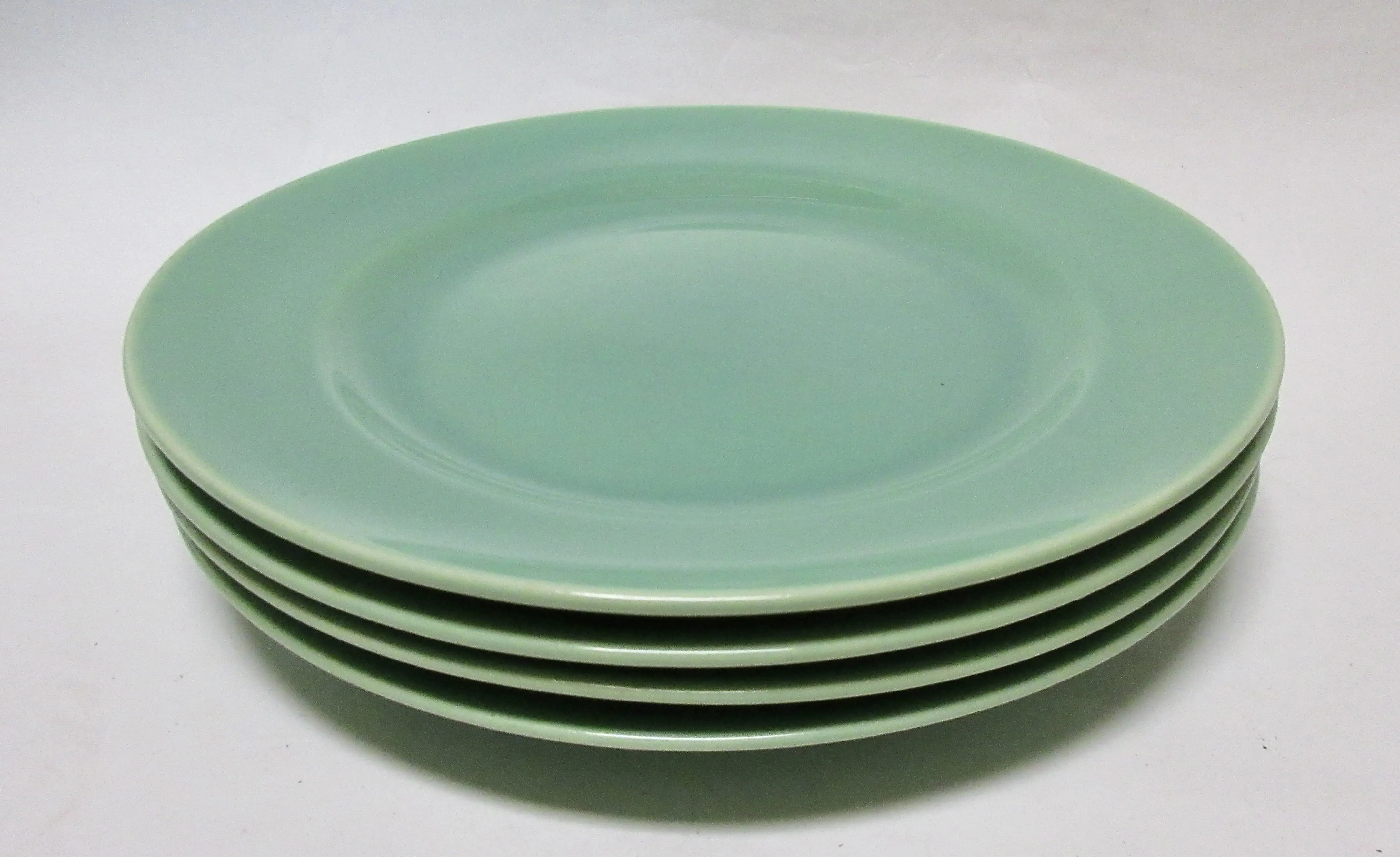 1930s Gladding McBean Dessert Plates S/4 3 1930s Gladding McBean Dessert Plates S/4