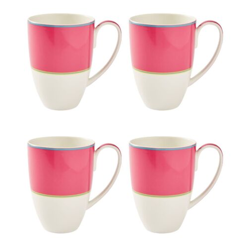 S/4 Calypso Mugs, Pink