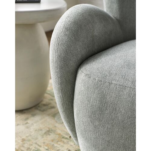 Norabel Accent Swivel Chair, Blue 2 Norabel Accent Swivel Chair, Blue