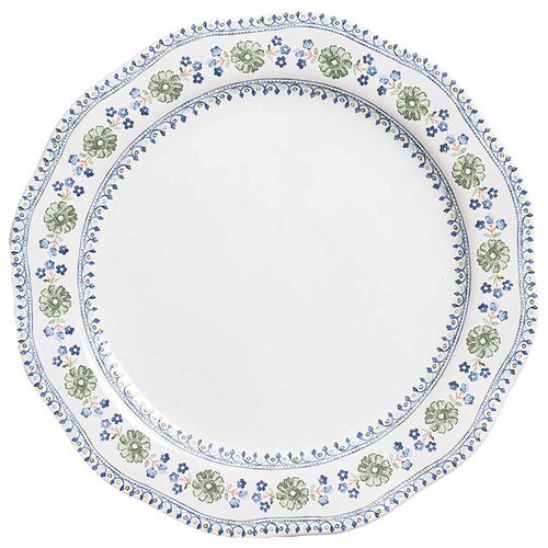 Villa Seville Dinner Plate, Chambray