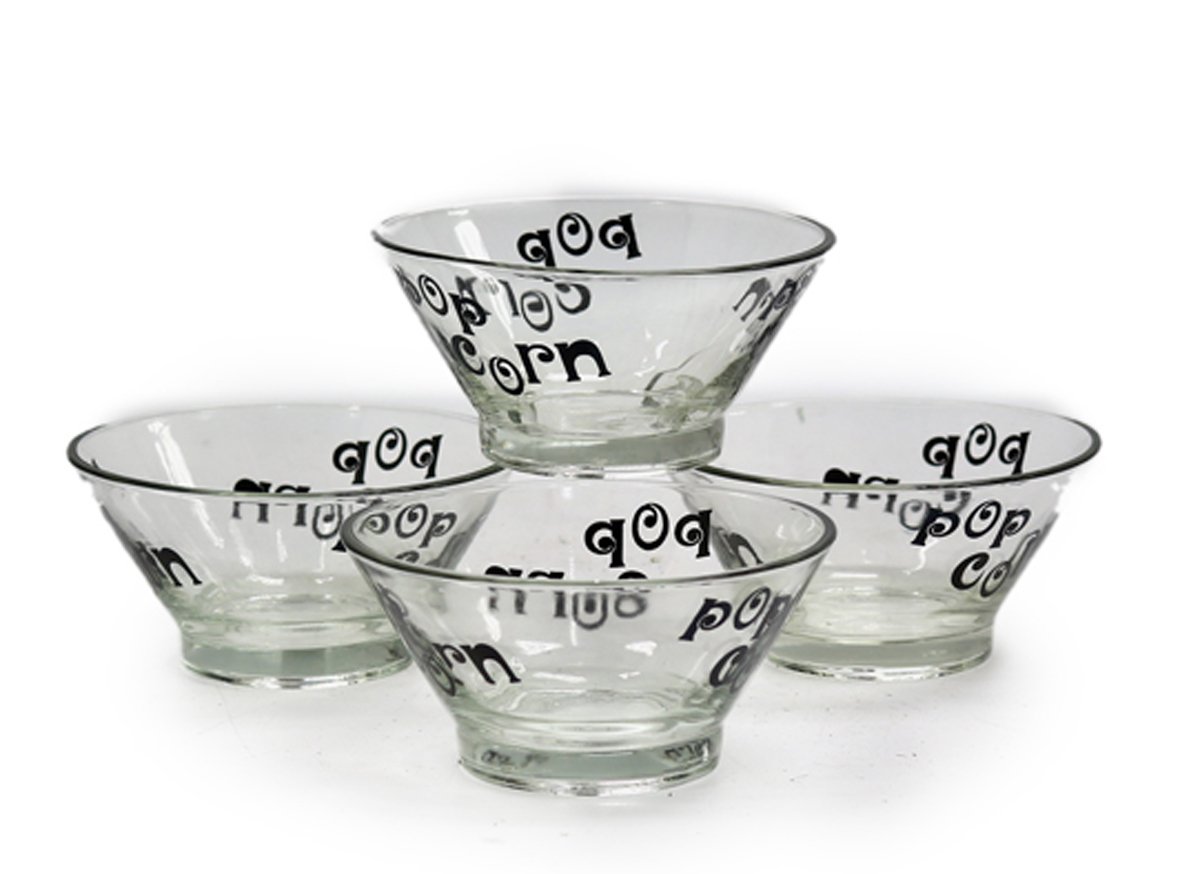 Midcentury Popcorn Set, 6 Pcs 3 Midcentury Popcorn Set, 6 Pcs