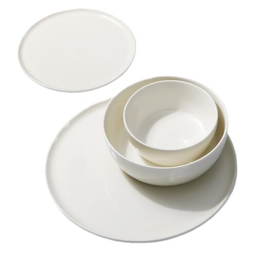 Fors Studio Slim Dinnerware Set, White 1 Fors Studio Slim Dinnerware Set, White