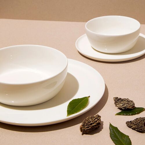 Fors Studio Slim Dinnerware Set, White 4 Fors Studio Slim Dinnerware Set, White